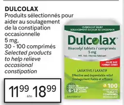 Brunet DULCOLAX Produits sélectionnés pour aider au soulagement de la constipation occasionnelle offer