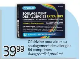 Brunet Personnelle Cétirizine pour aider au soulagement des allergies 84comprimés offer
