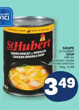Marché Bonichoix ST-HUBERT SOUP offer