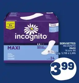 Marché Bonichoix INCOGNITO PADS offer