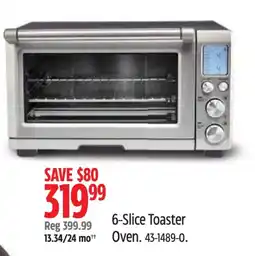 Canadian Tire 6-Slice Toaster Oven offer