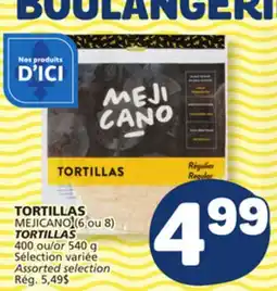 Marché Bonichoix MEJICANO TORTILLAS offer