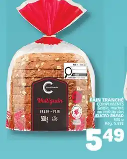 Marché Bonichoix COMPLIMENTS SLICED BREAD offer