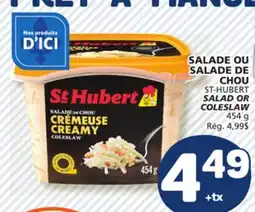 Marché Bonichoix ST-HUBERT SALAD OR COLESLAW offer