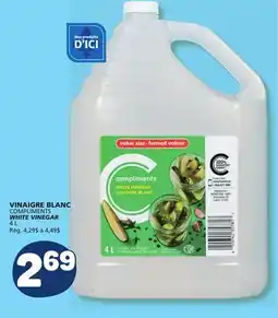 Marché Bonichoix COMPLIMENTS WHITE VINEGAR offer