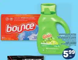 Marché Bonichoix BOUNCE, DOWNY FABRIC SOFTENER OR TIDE OR GAIN LAUNDRY DETERGENT offer