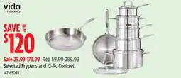 Canadian Tire Vida frypans and 12-pc cookset offer