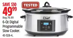 Canadian Tire Master Chef 6-Qt Digital Programmable Slow Cooker offer