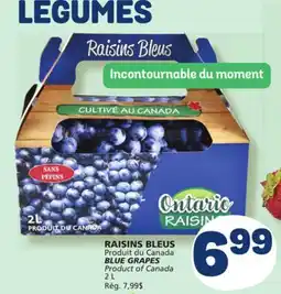 Marché Bonichoix BLUE GRAPES offer