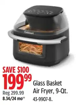 Canadian Tire Cuisinart Glass Basket Air Fryer offer