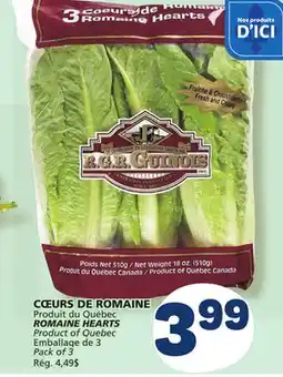 Marché Bonichoix ROMAINE HEARTS offer