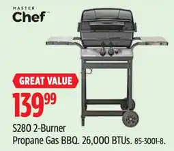 Canadian Tire Masterchef S280 2-Burner Propane Gas BBQ offer