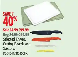 Canadian Tire Selected Knives, Cutting Boards and Scissors offer
