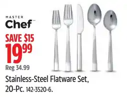 Canadian Tire Master Chef Stainless-Steel Flatware Set offer