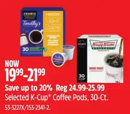 Canadian Tire Selected K-Cup® Coffee Pods offer