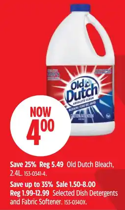 Canadian Tire Old Dutch Bleach offer