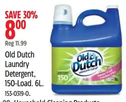 Canadian Tire Old Dutch Laundry Detergent offer