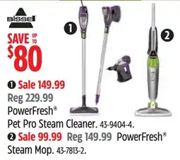 Canadian Tire Bissell PowerFresh Pet Pro Steam Cleaner offer