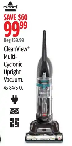Canadian Tire Bissell CleanView Multi-Cyclonic Upright Vacuum offer