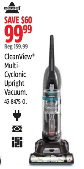 Canadian Tire Bissell CleanView Multi-Cyclonic Upright Vacuum offer