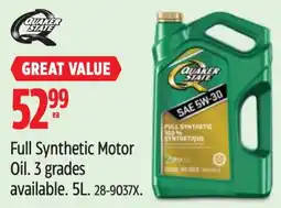 Canadian Tire Quaker State Full Synthetic Motor Oil offer