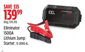 Eliminator 1500A Lithium Jump Starter