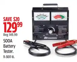 Canadian Tire 500a battery tester offer