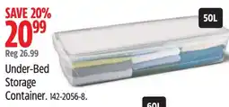 Canadian Tire Under-Bed Storage Container offer