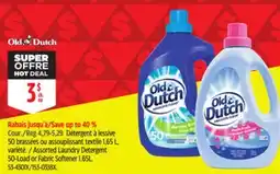Canadian Tire Old Dutch Assorted Laundry Detergent 50-Load or Fabric Softener offer