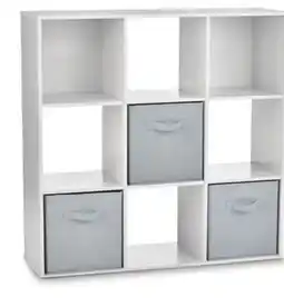 Canadian Tire 9-Cube Cabinet.Black oak or white offer