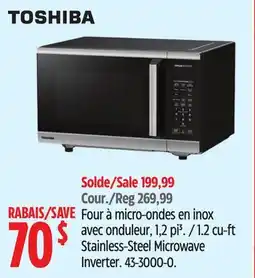 Canadian Tire Stainless-Steel Microwave offer
