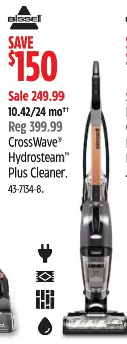 Bissell CrossWave Hydrosteam Plus Cleaner