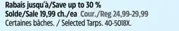 Canadian Tire CERTIFIED Selected Tarps offer