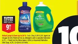 Canadian Tire Finish Jet Dry Rinse Agent, 621mL or Assorted Palmolive Dish Soap offer