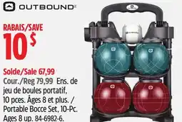 Canadian Tire Portable Bocce Set Outbound offer