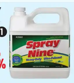 Canadian Tire Spray Nine Heavy-Duty Cleaner Disinfectant, 2L offer