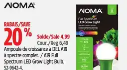 Canadian Tire NOMA A19 Full Spectrum LED Grow Light Bulb offer