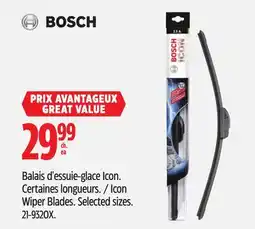 Canadian Tire BOSCH Icon Wiper Blades offer