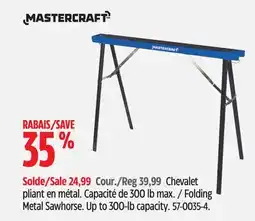 Canadian Tire Folding Metal Sawhorse offer