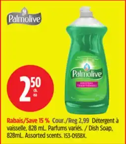 Canadian Tire Palmolive Dish Soap, 828mL offer