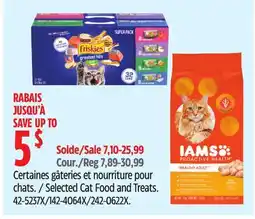 Canadian Tire Selected Cat Food and Treats offer
