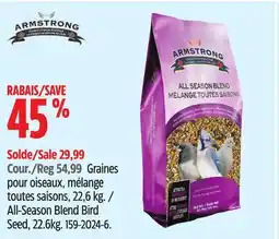 Canadian Tire All-Season Blend Bird Seed, 22.6kg offer