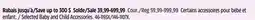 Canadian Tire Selected Baby and Child Accessories offer
