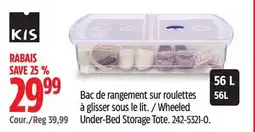 Canadian Tire Wheeled Under-Bed Storage Tote offer