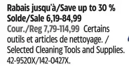 Canadian Tire Selected Mastercraft Cleaning Tools and Supplies offer