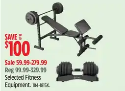 Canadian Tire Selected Fitness Equipment offer