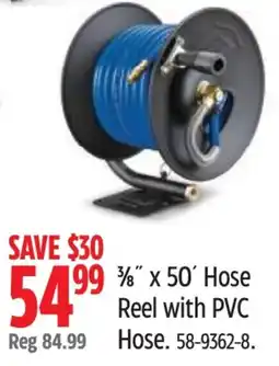 Canadian Tire Hose Reel with PVC Hose offer