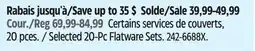 Canadian Tire Selected 20-Pc Flatware Sets offer