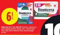 Canadian Tire Bonterra Facial Tissue, Paper Towel or Bathroom Tissue offer