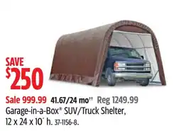Canadian Tire Garage-in-a-Box® SUV/Truck Shelter offer